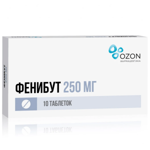 Купить: Фенибут 250 мг 10 шт таблетки