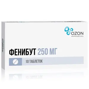 Купить Фенибут 250 мг 10 шт таблетки