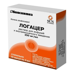 Купить: Логацер 250 мг / мл 4 мл 10 шт раствор для внутривенного и внутримышечного введения