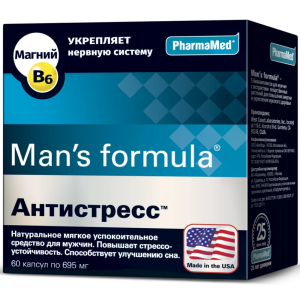 Купить: Man's formula Антистресс 60 шт капсулы