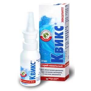 Купить: Квикс Эвкалипт 30 мл 1 шт спрей назальный