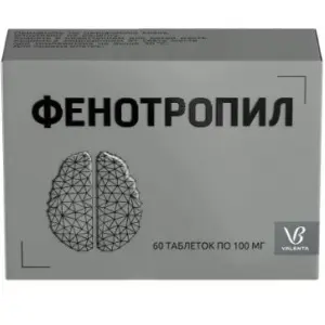 Купить Фенотропил 100 мг 60 шт таблетки