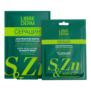 Купить: Librederm Seracin 30 г 5 шт маска для лица альгинатная себорегулирующая для проблемной кожи