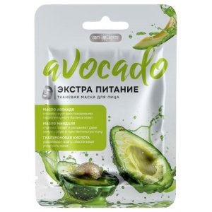 Купить: Comforte маска для лица тканевая экстра питание с маслом авокадо