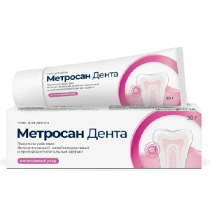 Купить: Метросан Дента 25 мл гель для десен