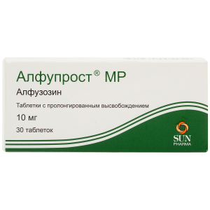 Купить: Алфупрост МР 10 мг 30 шт таблетки пролонгированного действия