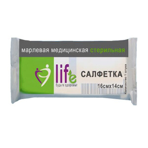 Купить: New Life 16 см x 14 см 20 шт салфетки стерильные 2-х слойные