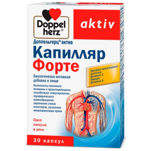 Купить: Доппельгерц Актив Капилляр Форте 560 мг 30 шт капсулы