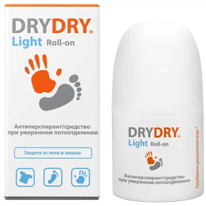 Купить: Dry Dry Light 50 мл средство от обильного потовыделения