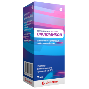 Купить: Офломикол 2 % 15 мл раствор для наружного применения