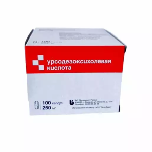 Купить: Урсодезоксихолевая кислота  250 мг 100 шт капсулы