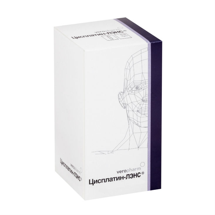 Купить Цисплатин-ЛЭНС 0,5 мг/мл 100 мл 1 шт концентрат для приготовления раствора для инфузий