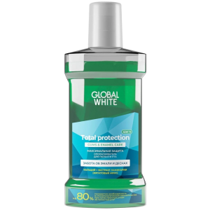 Купить: Global White Total Protection 300 мл ополаскиватель для полости рта