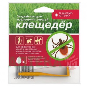 Купить Клещедер набор для устройства для извлечения клещей + пробирка + салфетка