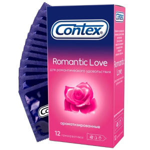 Купить: Contex Romantic Love 12 шт ароматизированные презервативы
