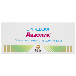 Купить: Дазолик 500 мг 10 шт таблетки покрытые оболочкой