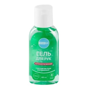 Купить: Клинса 60 мл гель для рук антисептический алоэ и витамин Е