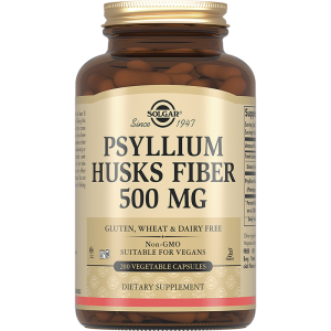 Купить: Solgar Псиллиум пищевые волокна 500 мг 200 шт капсулы