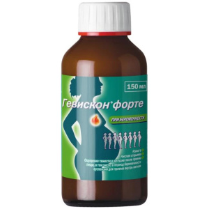 Купить: Гевискон Форте 150 мл суспензия для приема внутрь мята