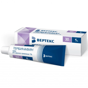 Купить: Тербинафин 1% 30 г крем для наружного применения