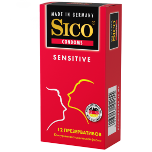 Купить: Sico Sensitive 12  шт презервативы контурные