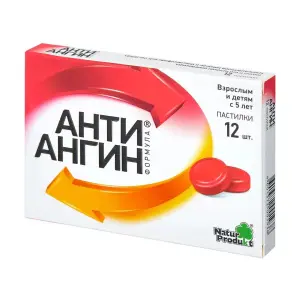 Купить Анти-Ангин 12 шт пастилки