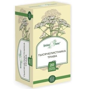Купить: Целебная поляна Тысячелистника трава 20 шт фильтр-пакеты