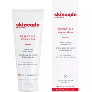 Купить: Skincode Essentials Alpine White Brightening Hand Cream 75 мл крем для рук осветляющий