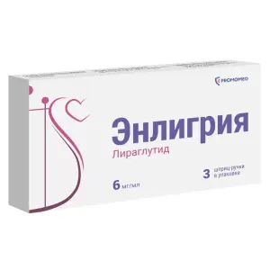 Купить Энлигрия 6 мг/мл 3 мл 3 шт раствор для подкожного введения шприц-ручка