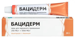 Купить: Бацидерм 20 г мазь для наружного применения