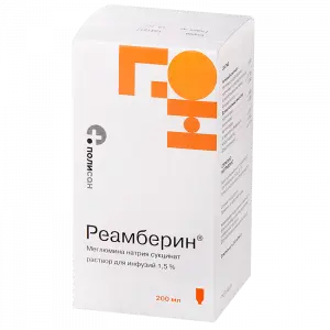 Купить Реамберин 1,5 % 200 мл раствор для инфузий