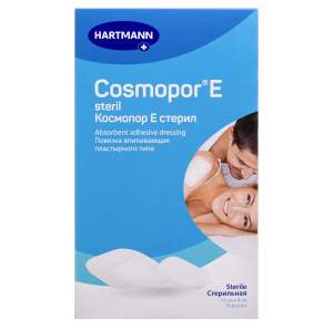 Купить: Cosmopor Е 8 см х 15 см 10 шт повязка послеоперационная самоклеющаяся стерильная