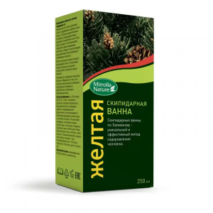 Купить: Mirrolla 250 мл эмульсия скипидарная для ванн желтая