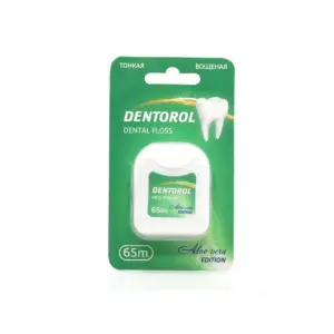 Купить Dentorol 65 м нить зубная алоэ вера