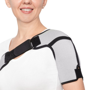 Купить: Крейт F-600 бандаж для плечевого сустава размер 4 черно-серый