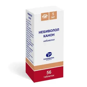 Купить Небиволол Канон 5 мг 56 шт таблетки
