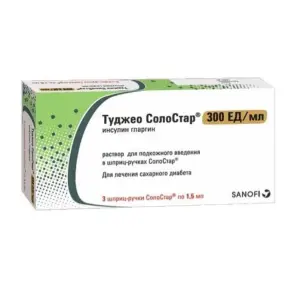 Купить Туджео СолоСтар 300 ЕД/мл 1,5 мл 5 шт раствор для подкожного введения шприц-ручка