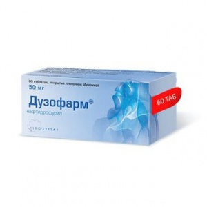 Купить: Дузофарм 50 мг 60 шт таблетки покрытые пленочной оболочкой