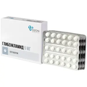 Купить Глибенкламид 5 мг 120 шт таблетки