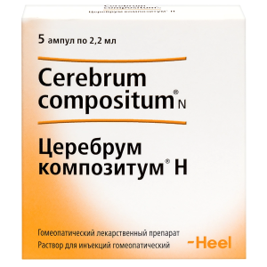 Купить: Церебрум-Композитум Н 2,2 мл 5 шт раствор для инъекций