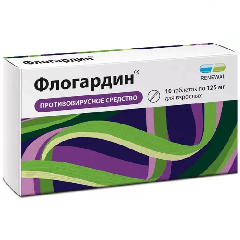 Купить Флогардин 125 мг 10 шт таблетки покрытые пленочной оболочкой 