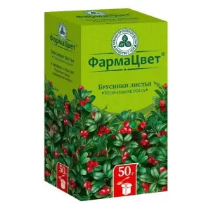 Купить Брусника листья 50 г пачка