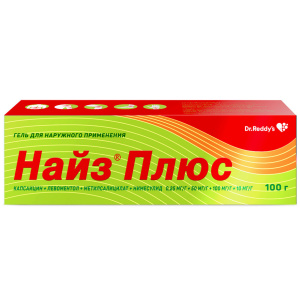 Купить: Найз Плюс 100 г туба гель для наружного применения