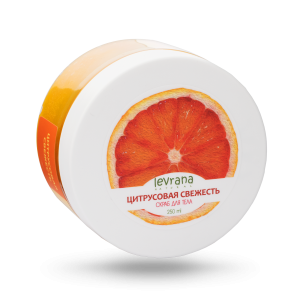 Купить: Levrana 250 мл скраб для тела солевой цитрусовая свежесть