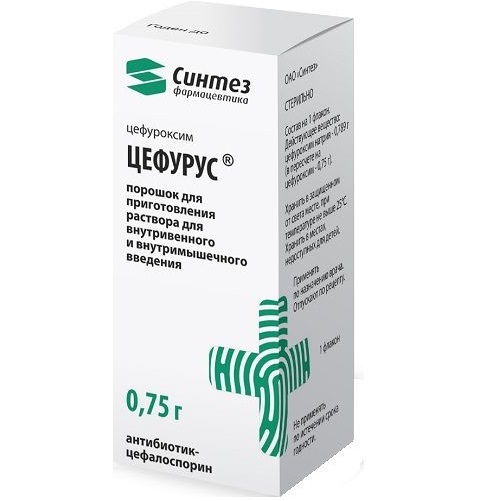 Купить Цефурус 750 мг 1 шт порошок для приготовления раствора для внутривенного и внутримышечного введения флакон