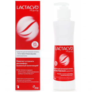 Купить: Lactacyd Pharma Extra 250 мл средство для интимной гигиены с противогрибковым компонентом