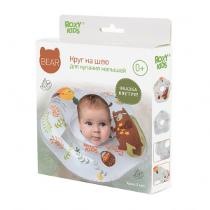 Купить: Roxy Kids круг надувной на шею для купания малышей bear