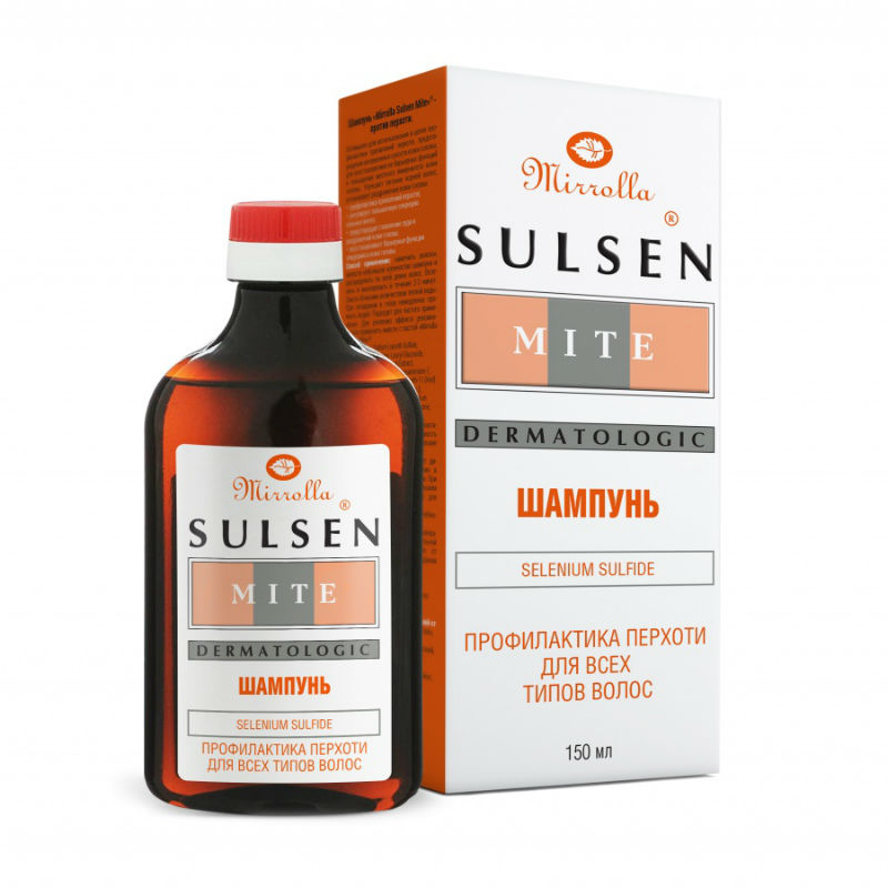 Купить Mirrolla Сульсен Мите 1 % 150 мл шампунь