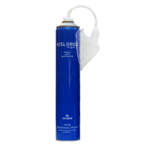 Купить: Kislorod K16L-M 16 л 1 шт баллончик кислородный с газовой смесью с маской