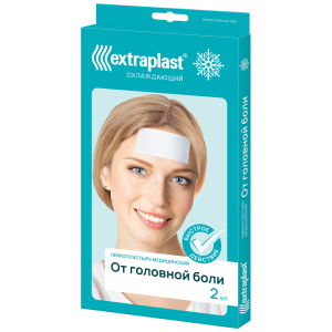 Купить: Extraplast 2 шт пластырь от головной боли